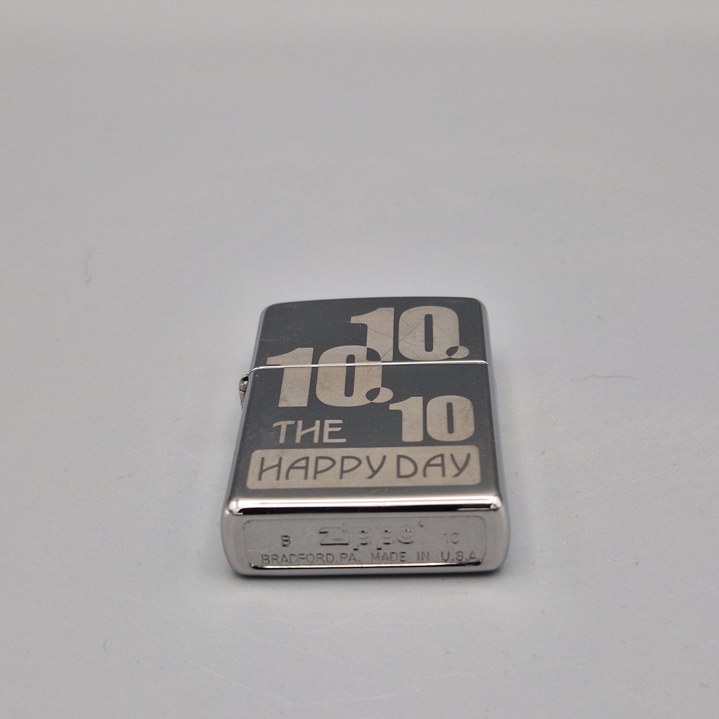 Zippo Feuerzeug 10.10.2010 The Happy Day 0470/1010	B10	Lighter - gebraucht - ohne OVP