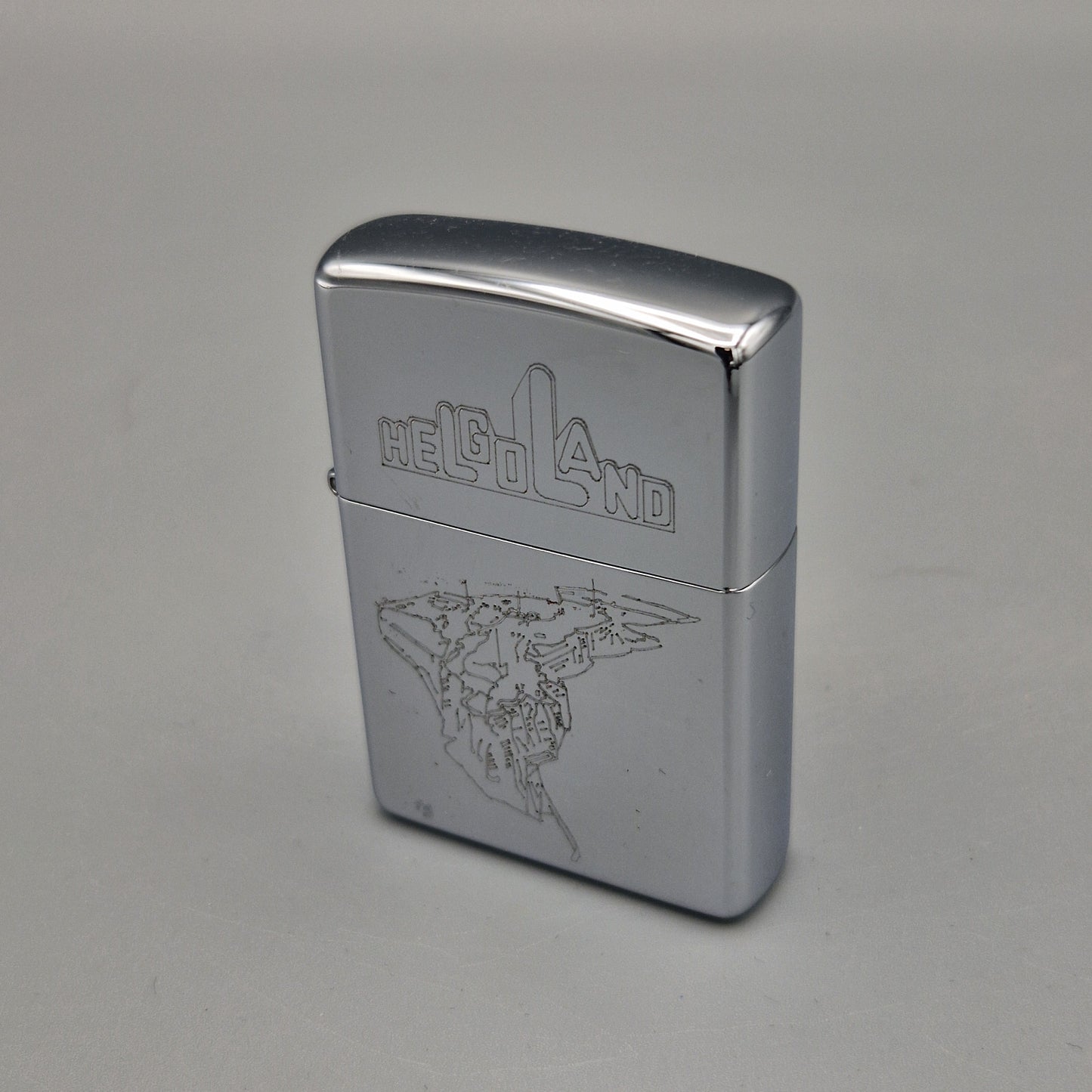 Zippo Feuerzeug Helgoland	D XIV (1998)	Lighter - gebraucht - ohne OVP