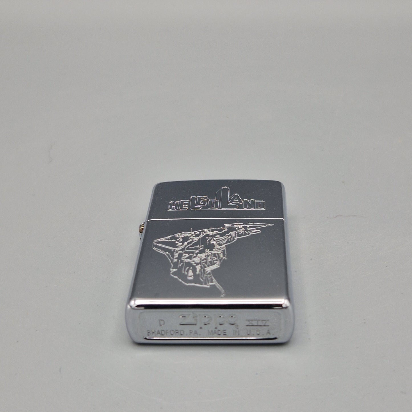 Zippo Feuerzeug Helgoland	D XIV (1998)	Lighter - gebraucht - ohne OVP