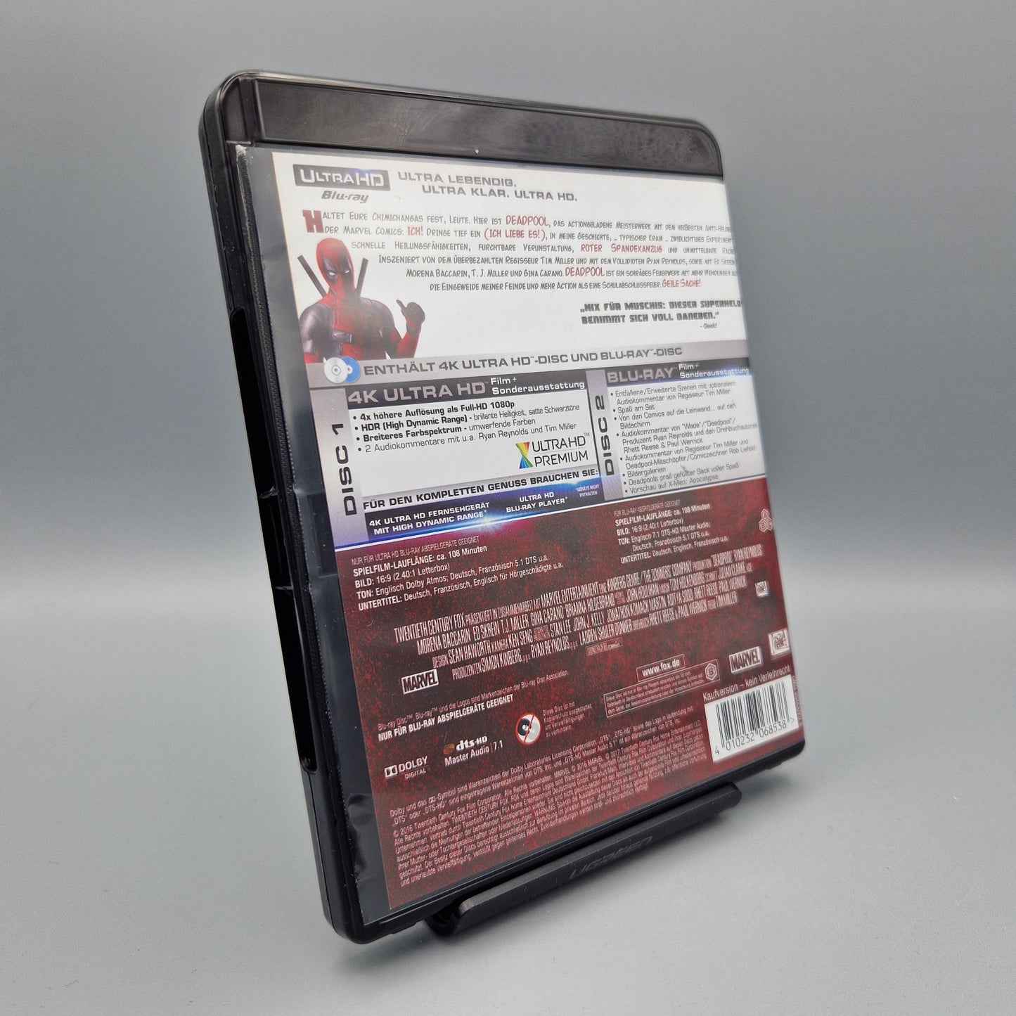 4K Ultra HD Blu-Ray: Marvel Deadpool