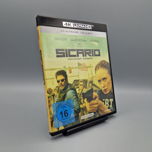 4K Ultra HD Blu-Ray: Sicario		mit Emily Blunt