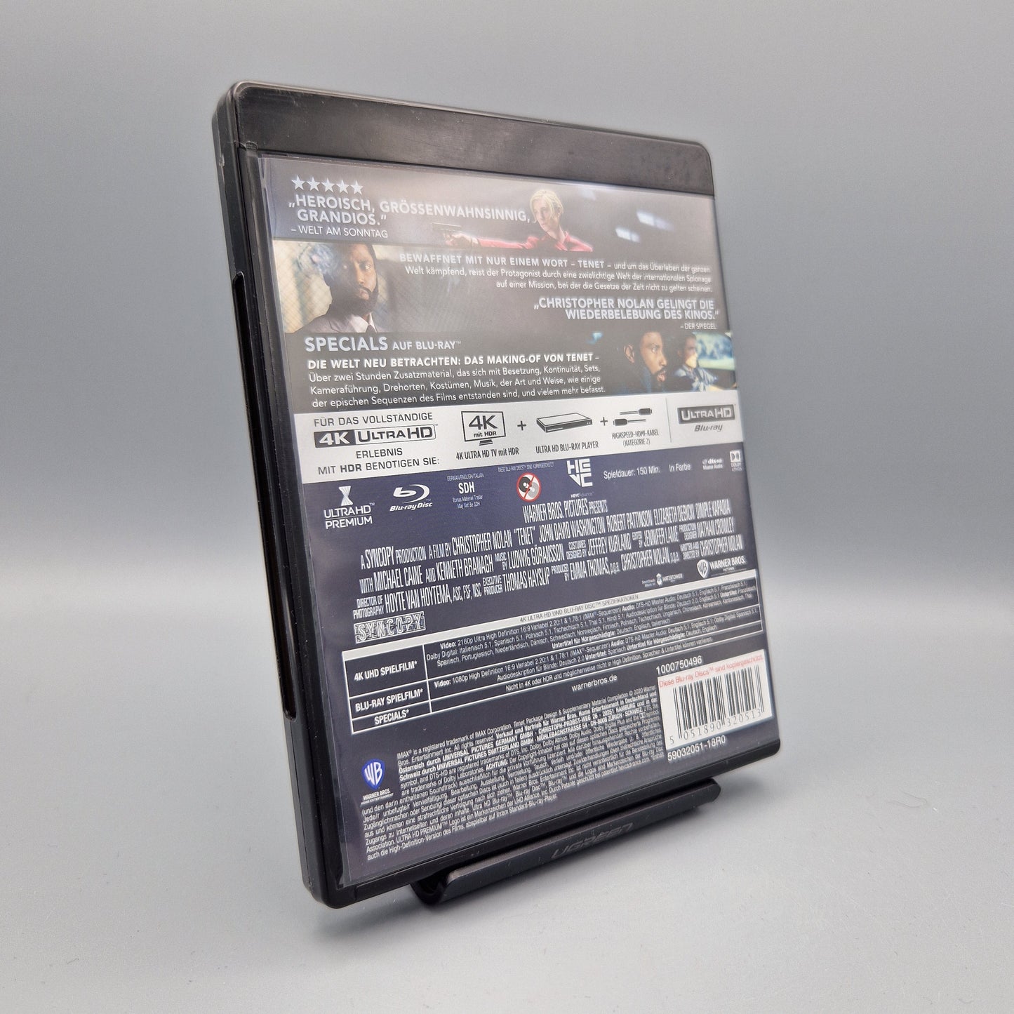 4K Ultra HD Blu-Ray: Tenet	3-Disc-Version