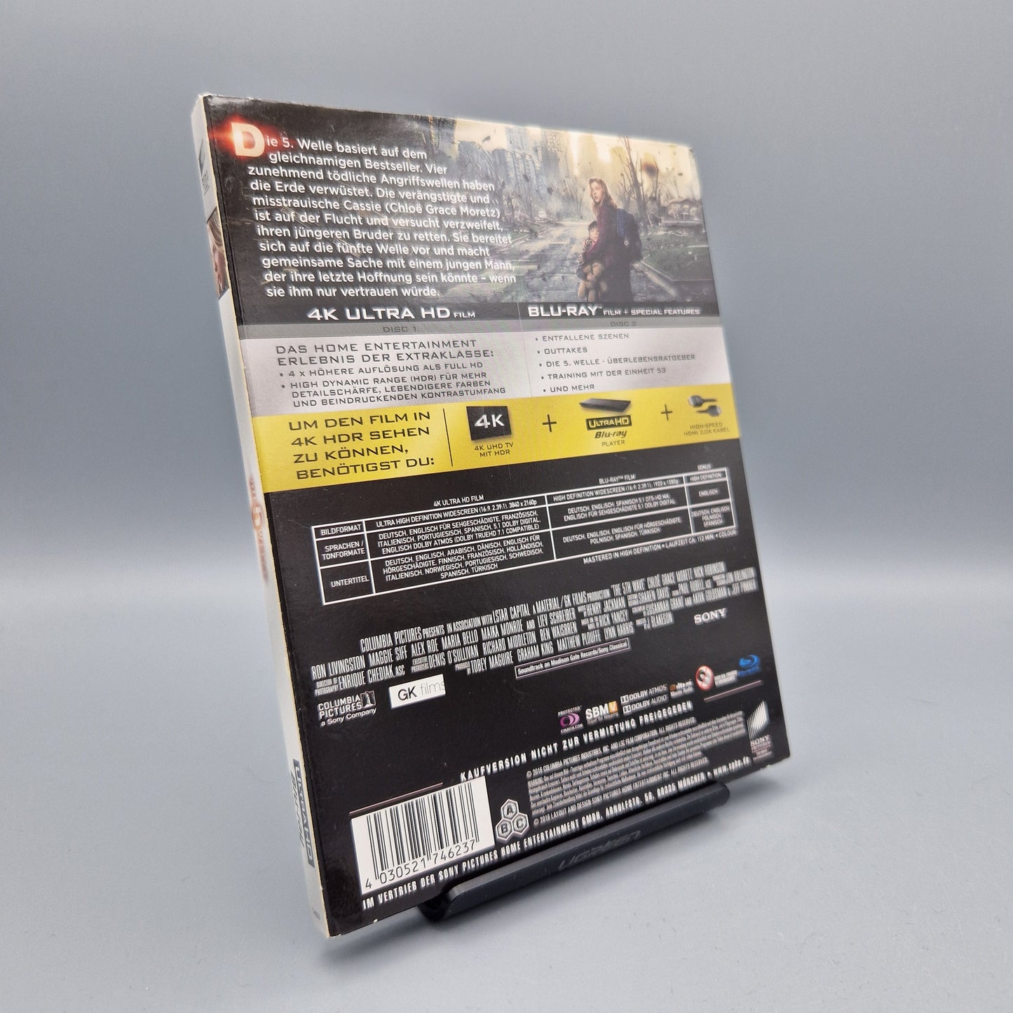 4K Ultra HD Blu-Ray: Die 5. Welle - Wir kämpfen zurück		im Pappschuber