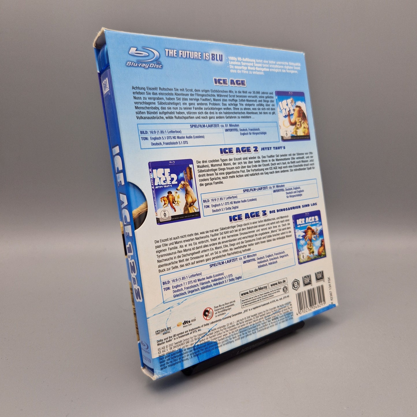 Blu-Ray Film: Ice Age 1, 2 & 3