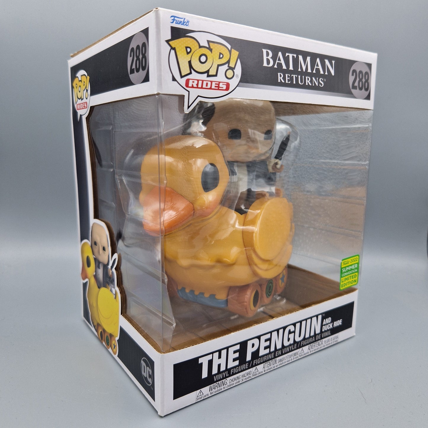 Funko Pop! Rides	DC Batman Returns	#288	The Penguin and Duck Ride	2022 Summer Convention