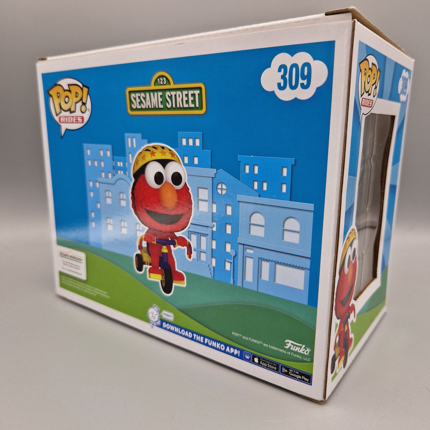 Funko Pop! Rides	Sesame Street	#309	Elmo on Trike	Flocked