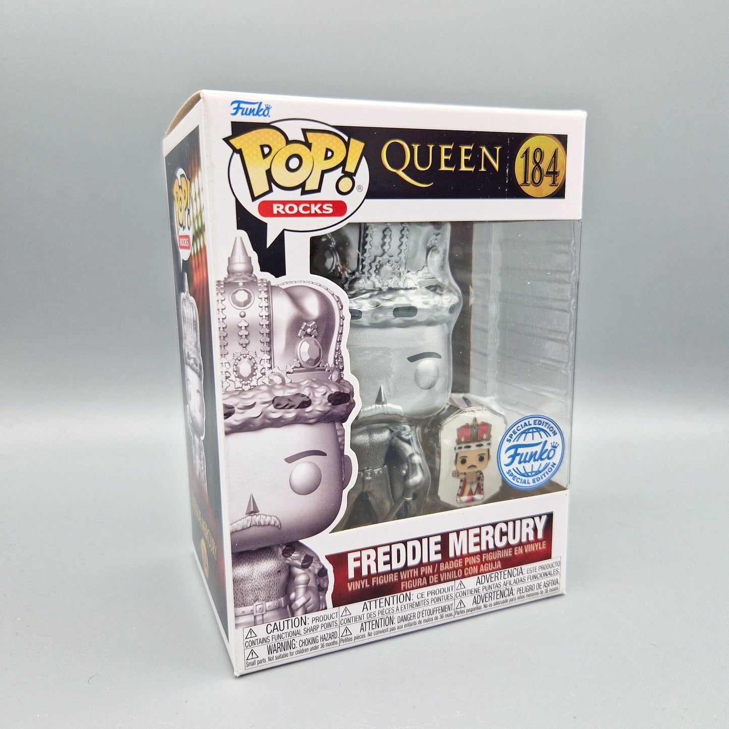 Funko Pop! Rocks	Queen	#184	Freddie Mercury	Special Edition