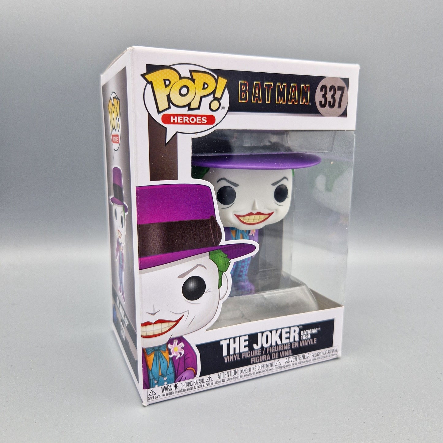 Funko Pop! Heroes	Batman	#337	The Joker (Batman 1989)