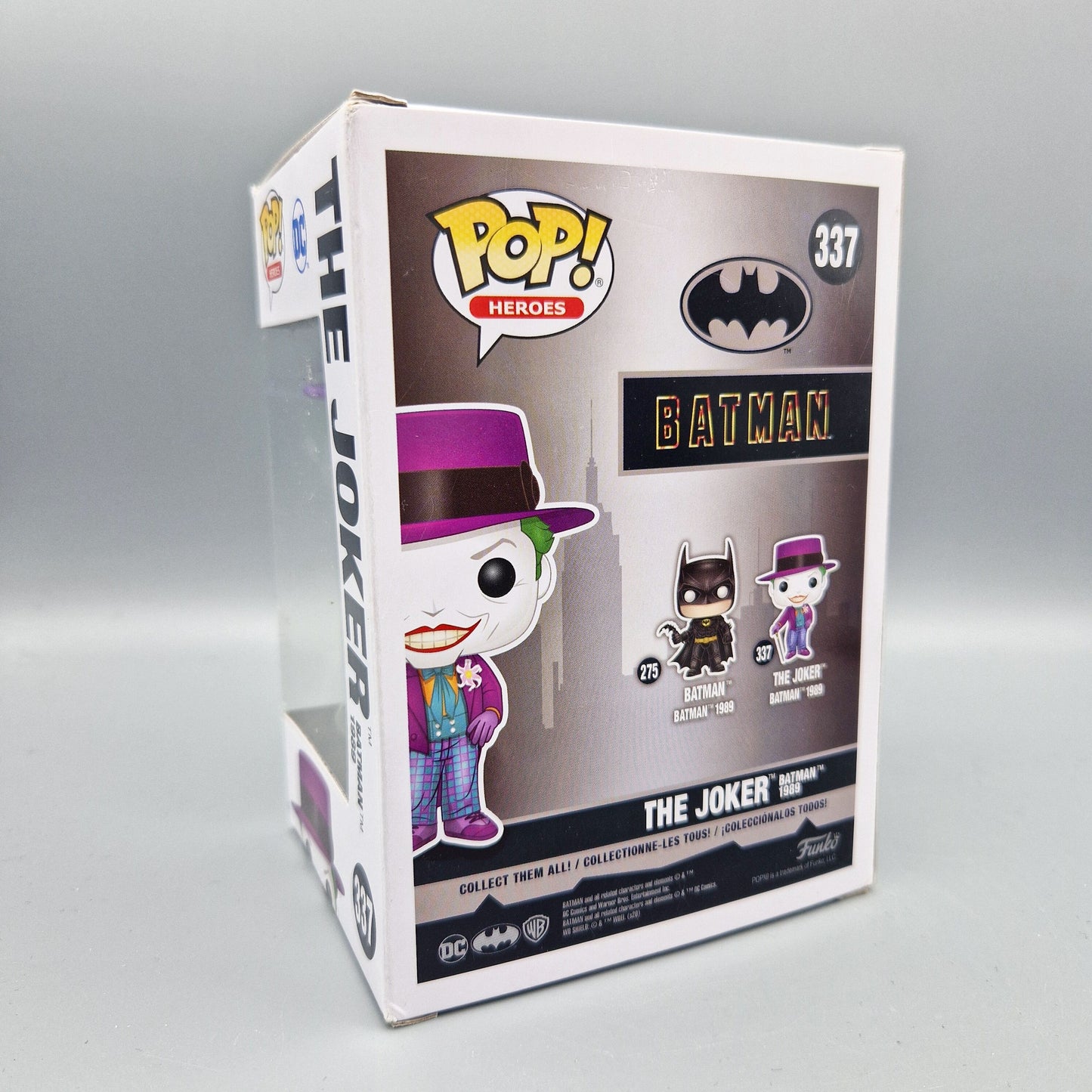 Funko Pop! Heroes	Batman	#337	The Joker (Batman 1989)