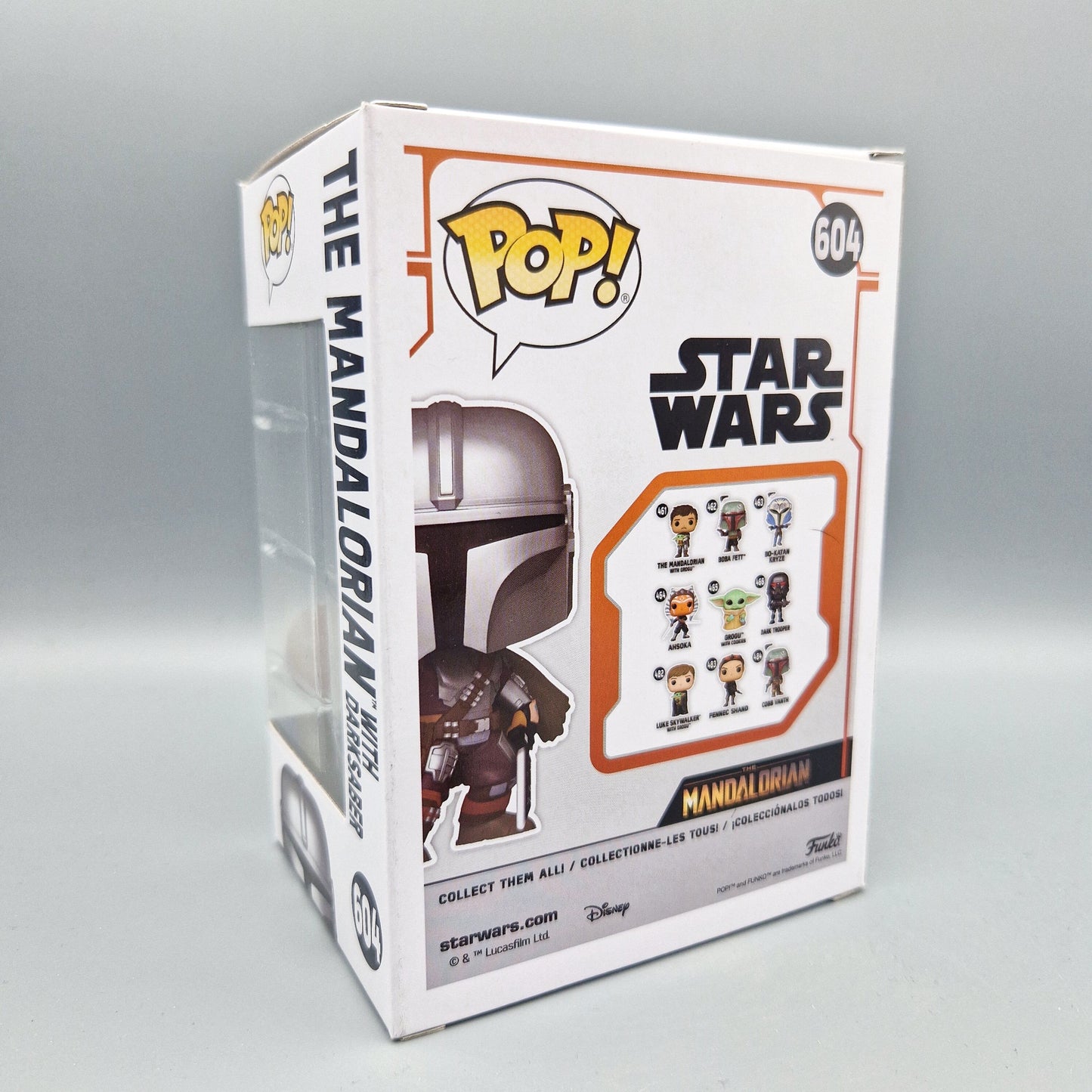 Funko Pop! Star Wars	#604 The Mandalorian with Darksaber	Exclusive