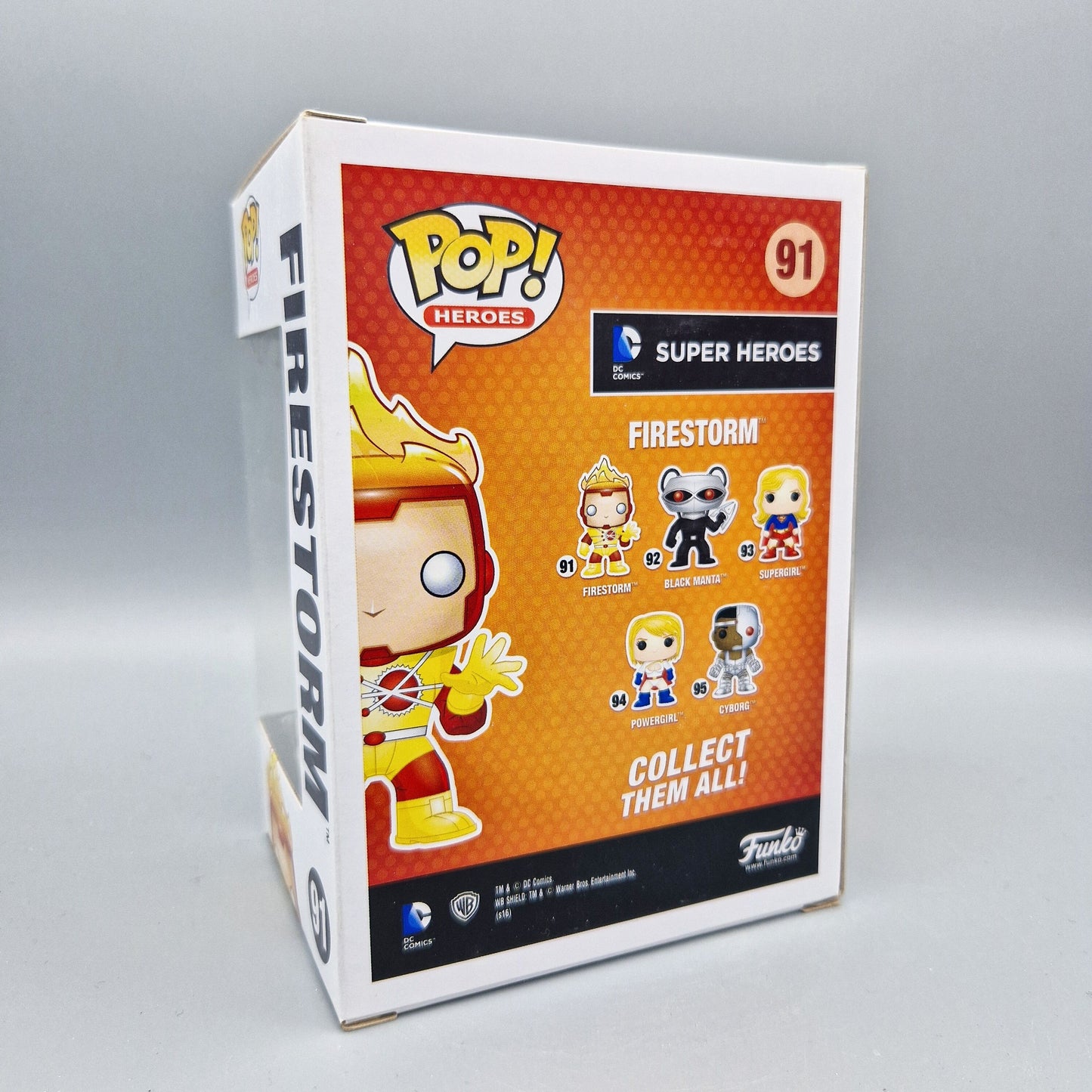 Funko Pop! DC Super Heroes	#91 Firestorm (White Lantern)