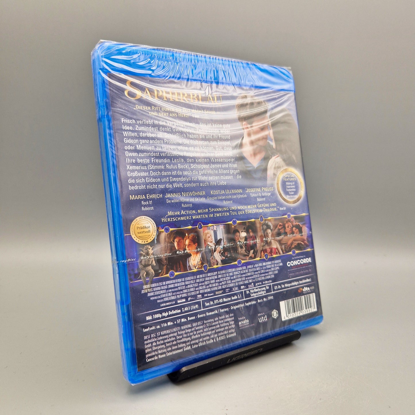 Saphirblau	Blu-Ray Film		mit Maria Ehrich und Jannis Niewöhner	Zustand:	Neu