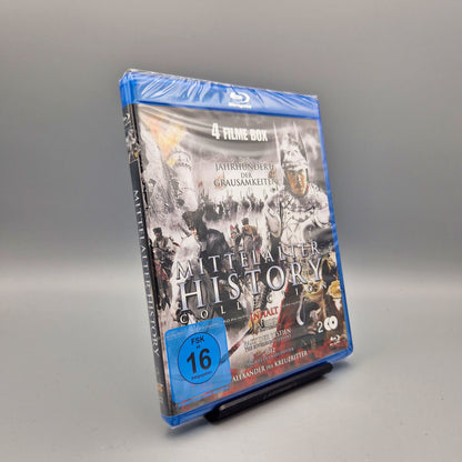 4 Filme Box: Mittelalter History Collection Blu-Ray Film Zustand:	Neu