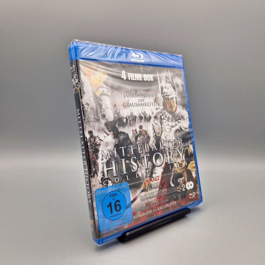 4 Filme Box: Mittelalter History Collection Blu-Ray Film Zustand:	Neu
