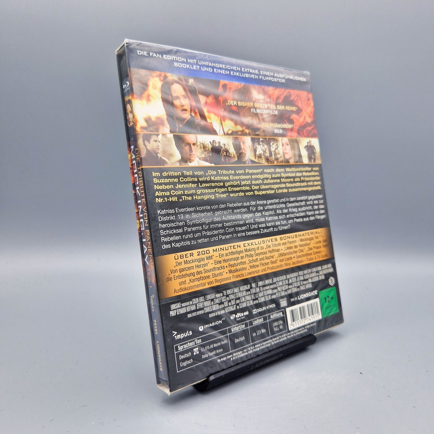 Die Tribute Von Panem - Mockingjay Teil 1	Fan Edition	Blu-Ray Film		Zustand:	Neu