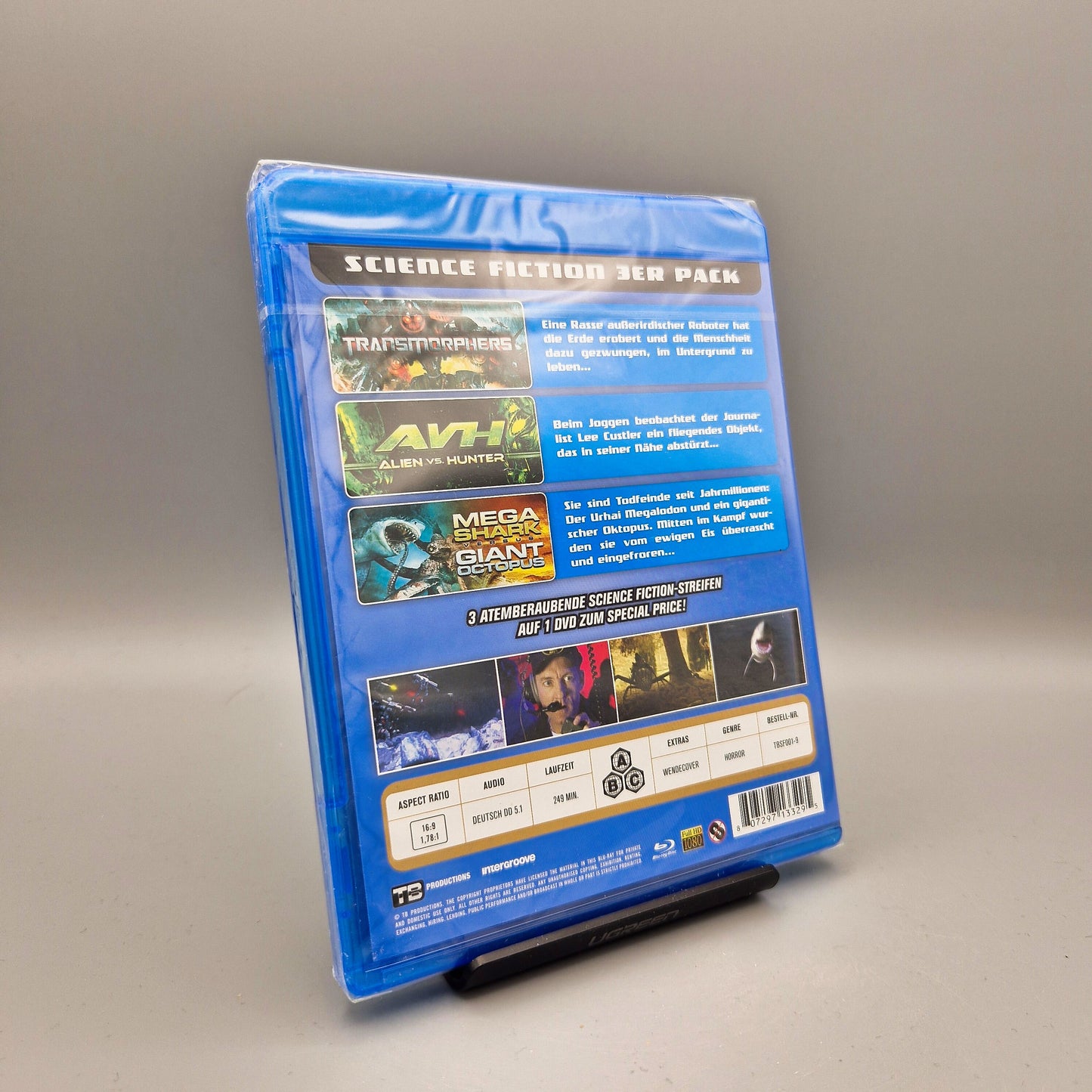 Science Fiction 3er Pack: Transmorphers, AVH & Mega Shark		Blu-Ray Film		Zustand:	Neu