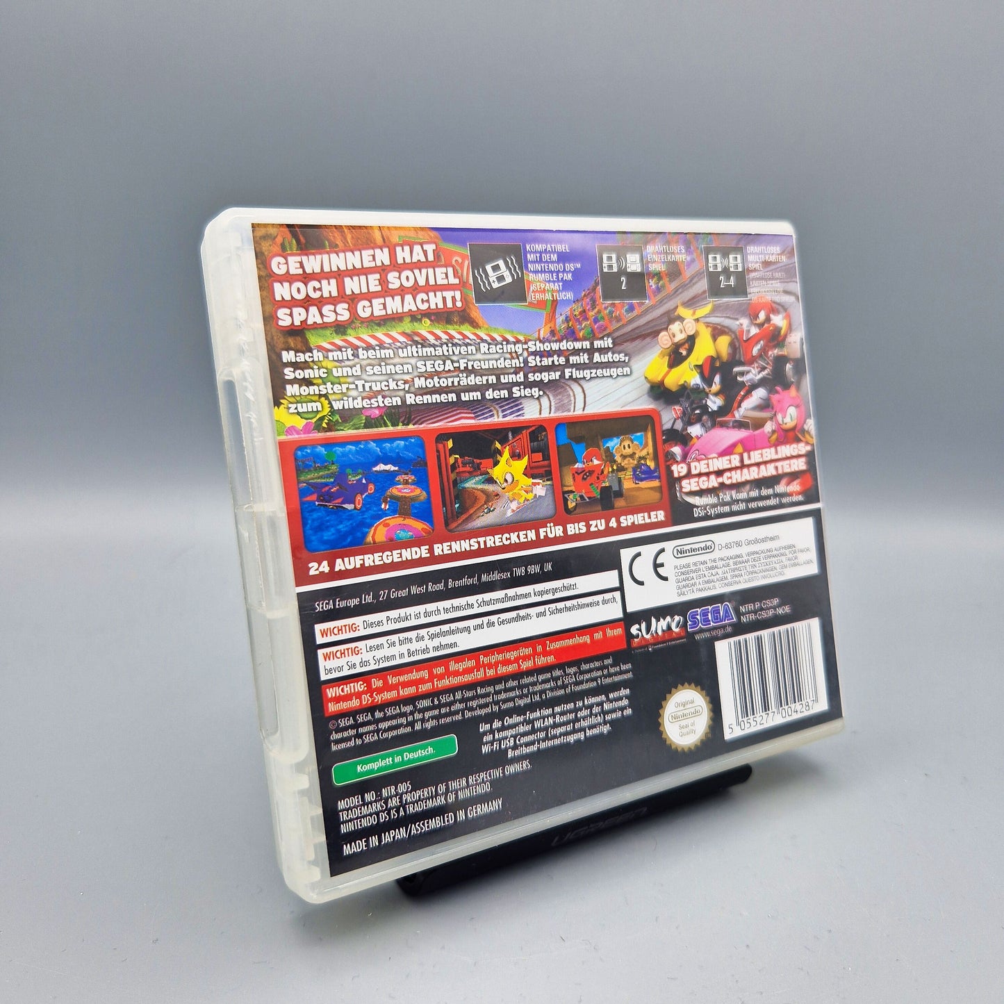 Nintendo DS Spiel: Sonic Sega All-Stars Racing