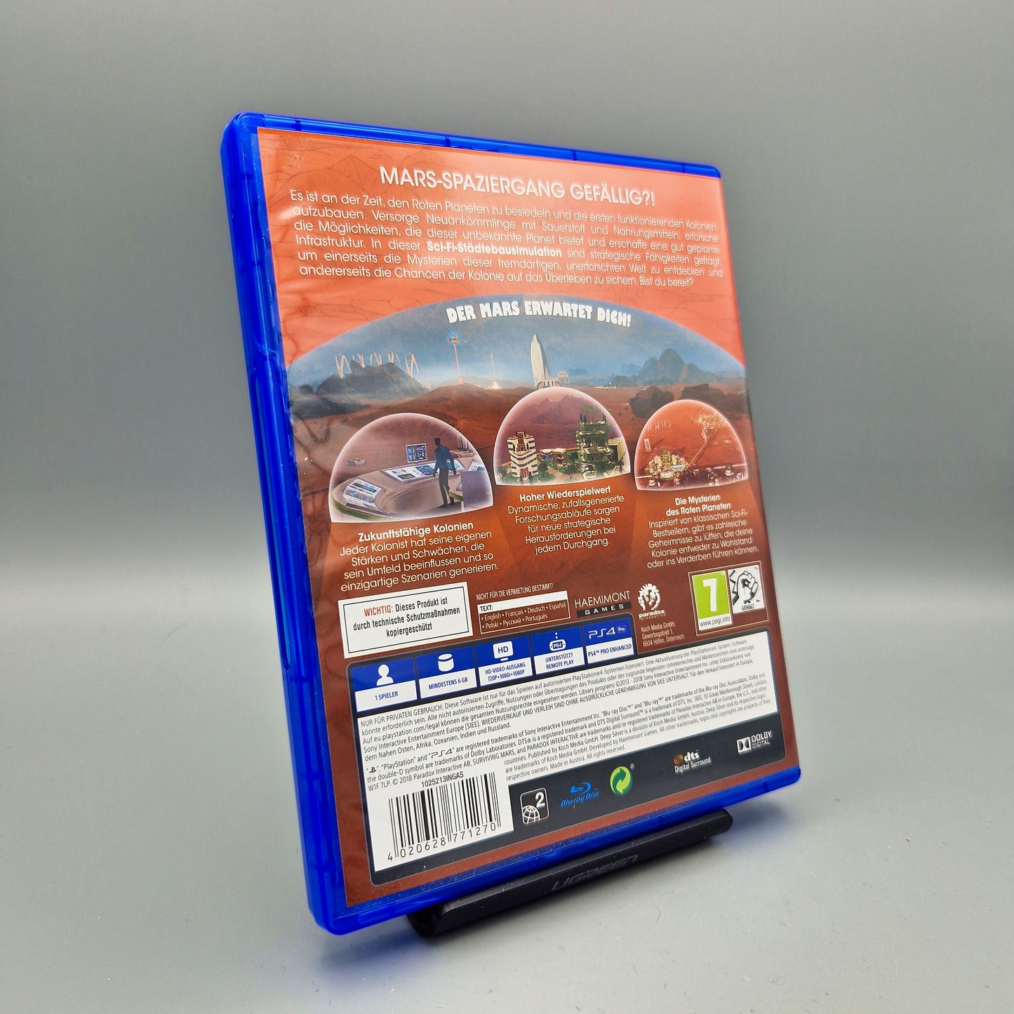 Playstation 4 Spiel: Surviving Mars