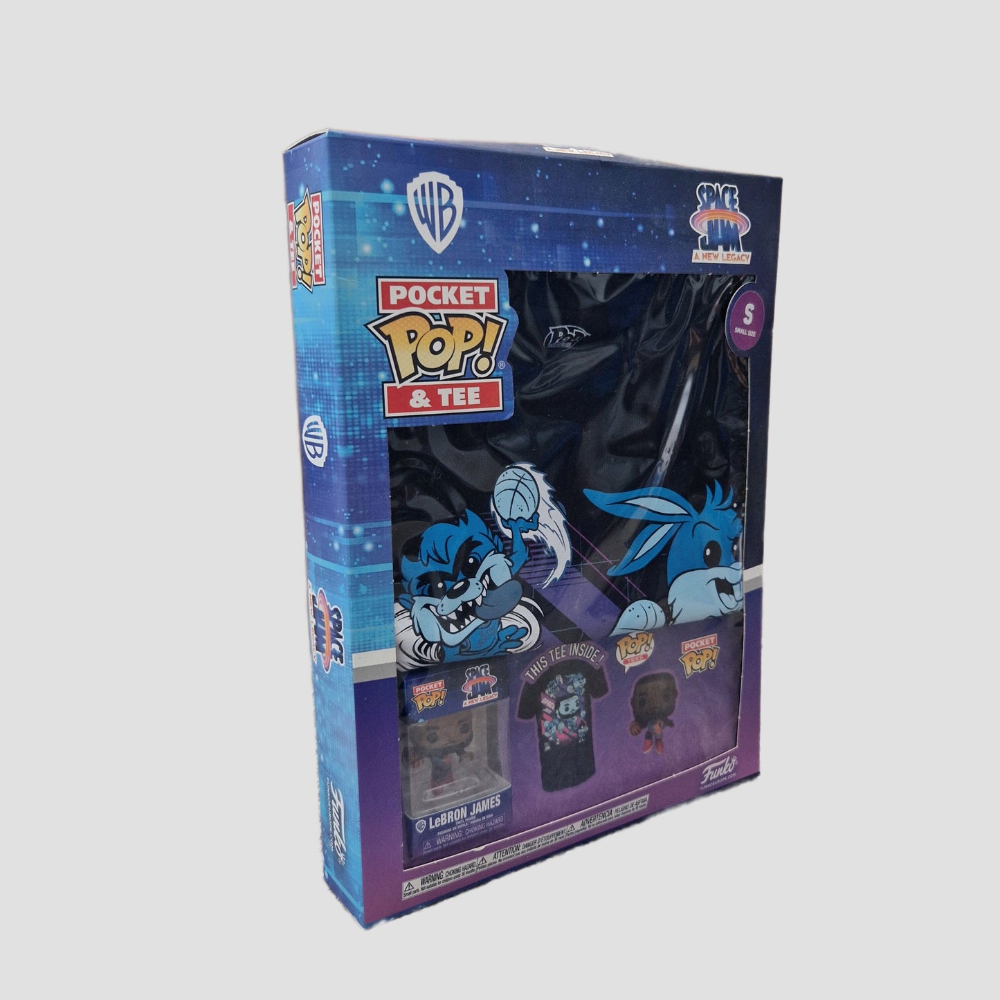 Funko Pop! Pocket & Tee	Space Jam: A New Legacy	S Small Size	LeBron James