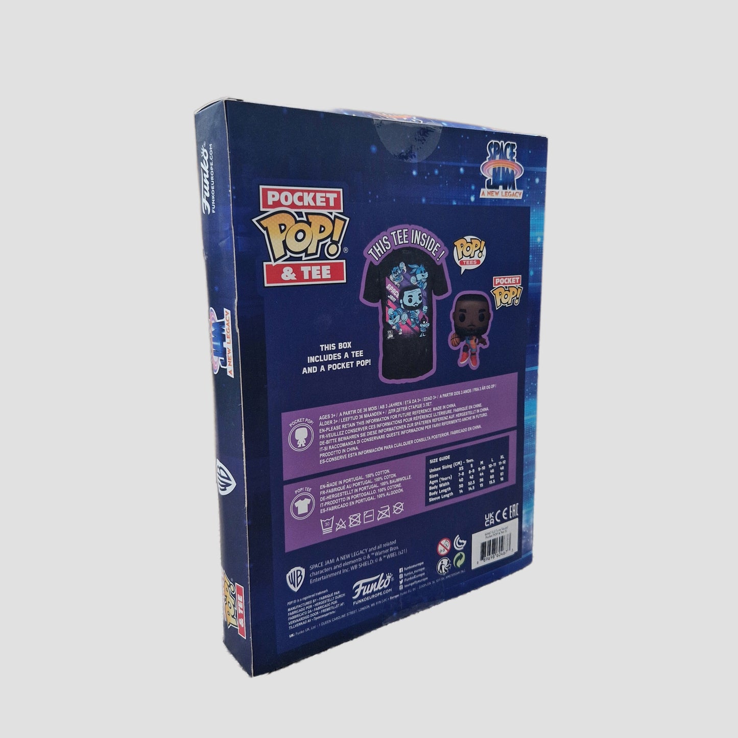 Funko Pop! Pocket & Tee	Space Jam: A New Legacy	S Small Size	LeBron James