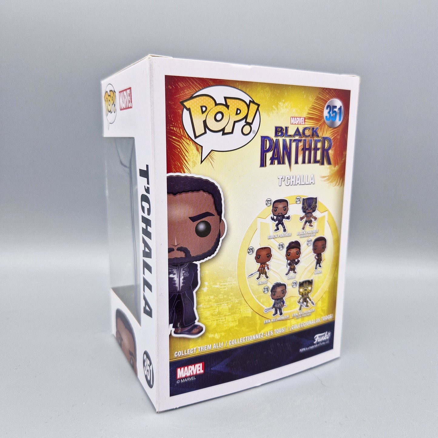 Funko Pop! Marvel - Black Panther	#351 T'Challa Vinylfigur