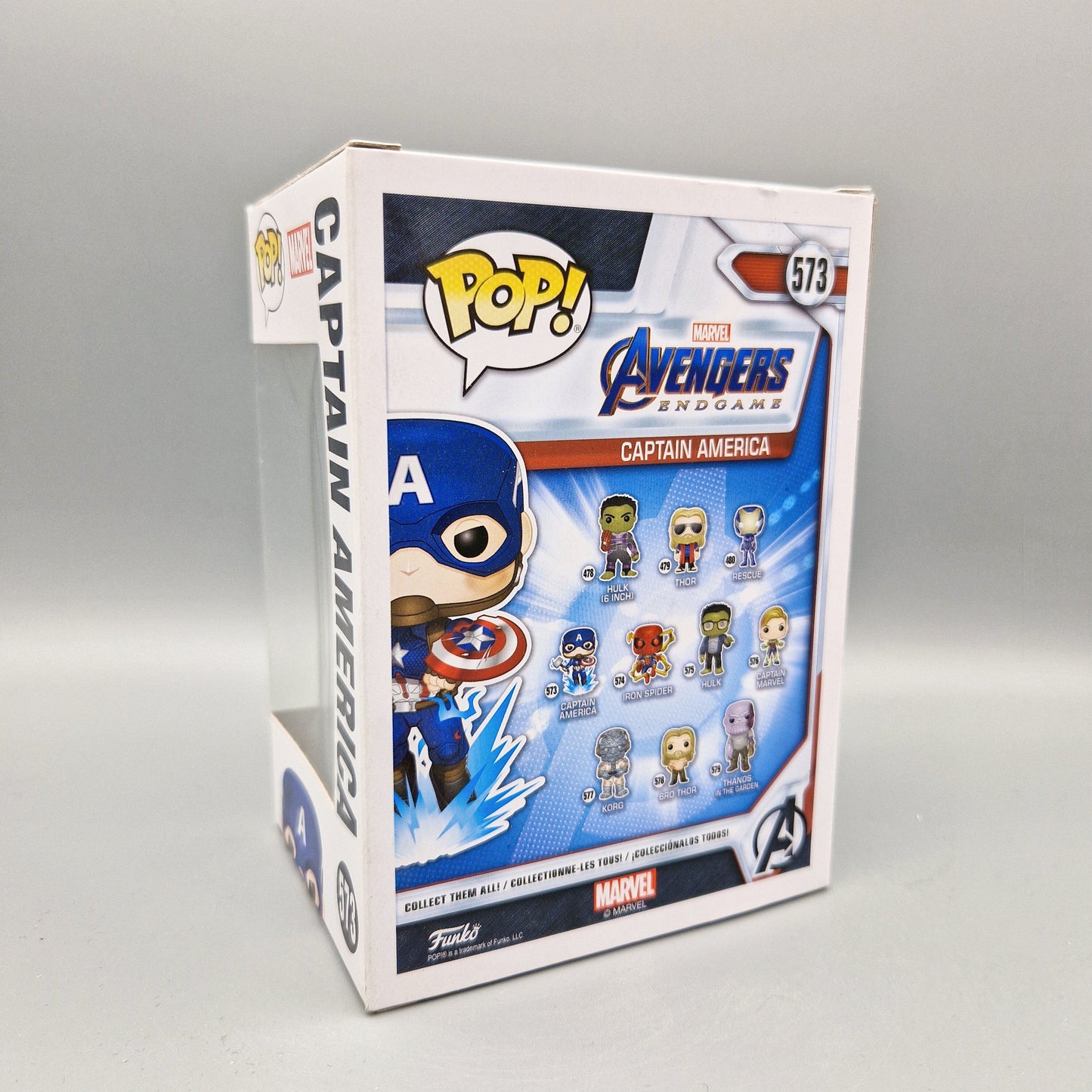 Funko Pop! Marvel - Avengers	#573 Captain America		Vinylfigur