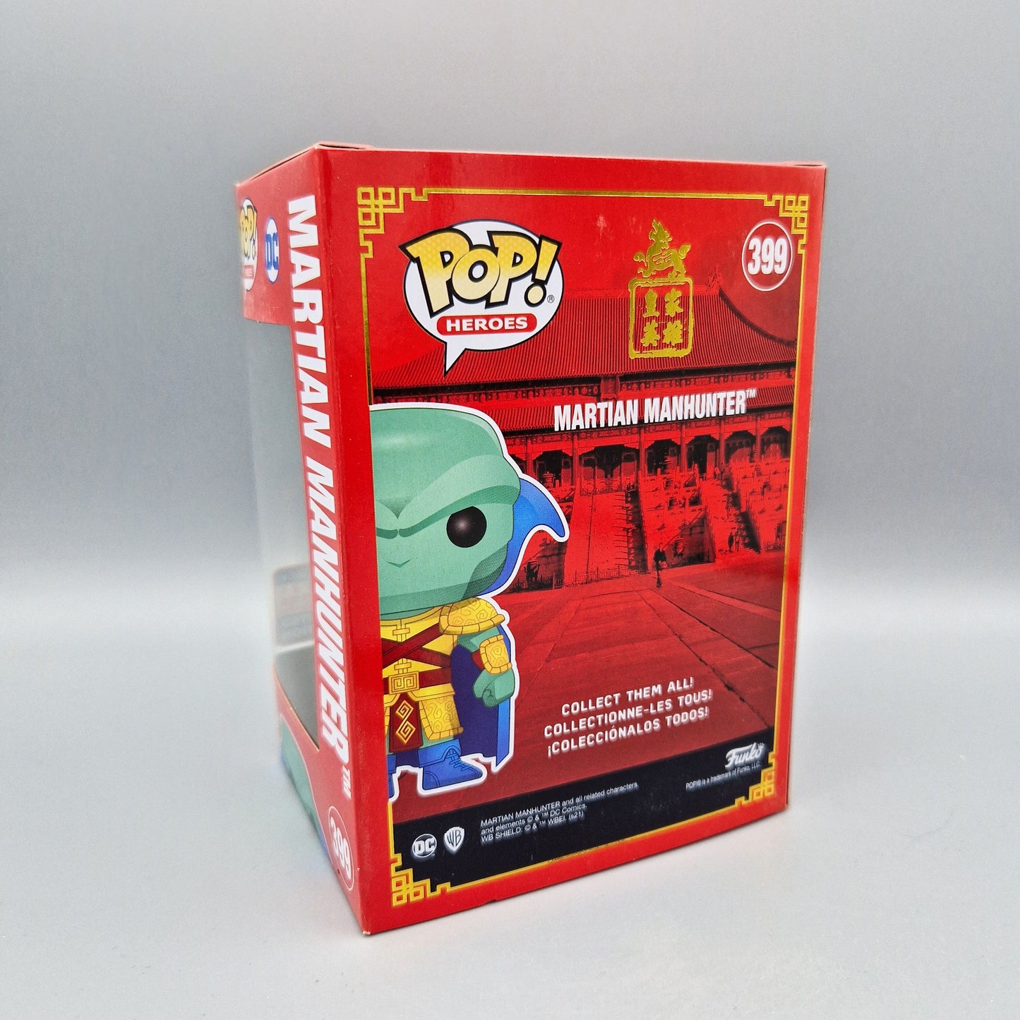 Funko Pop! Heroes	DC	#399 Martian Manhunter	2021 Summer Convention	Vinylfigur