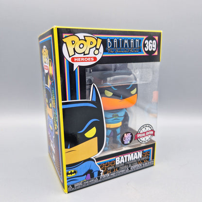 Funko Pop! Heroes	Batman	#369 Batman	Black Light Glow	Vinylfigur