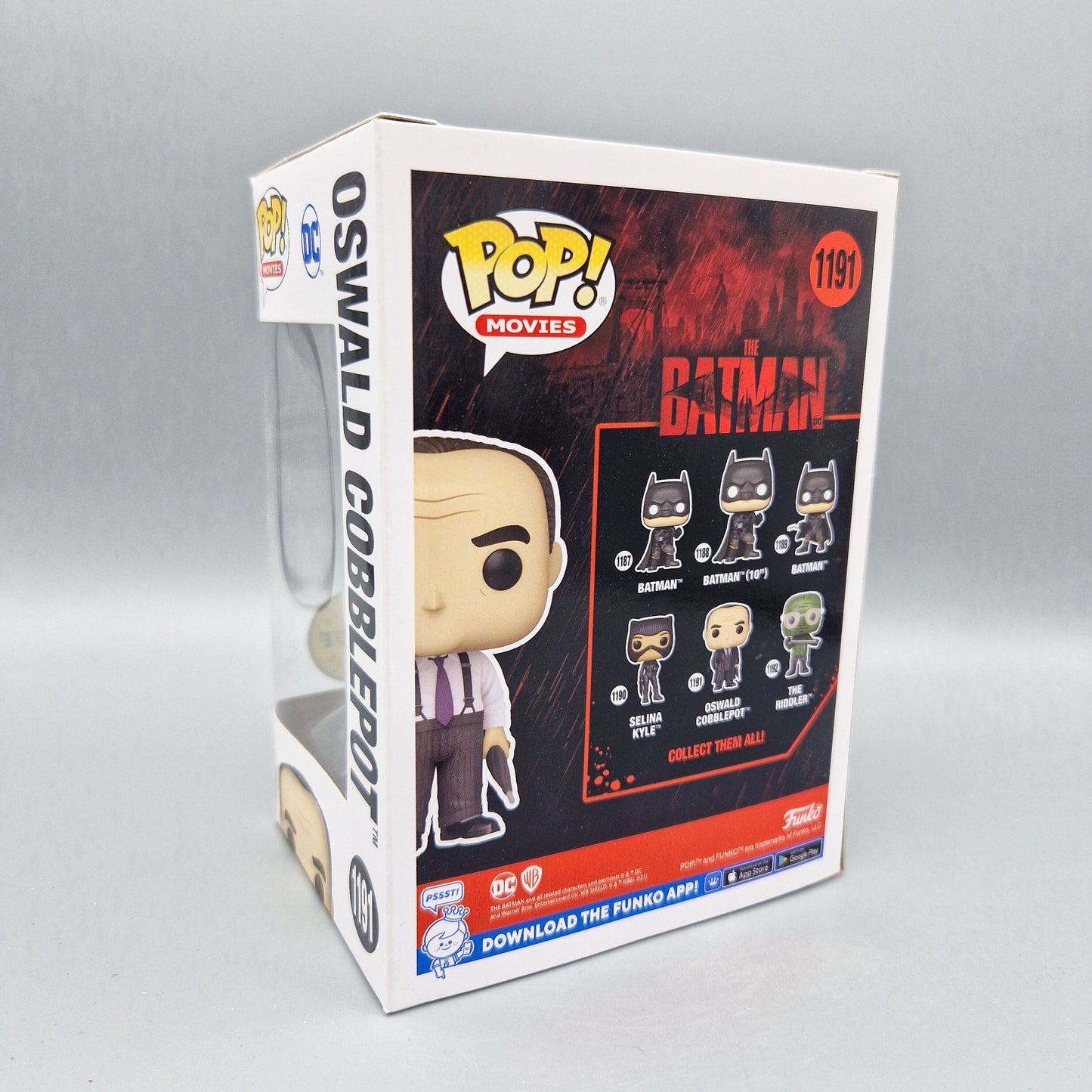 Funko Pop! Movies	The Batman	#1191 Oswald Cobblepot Chase	Vinylfigur