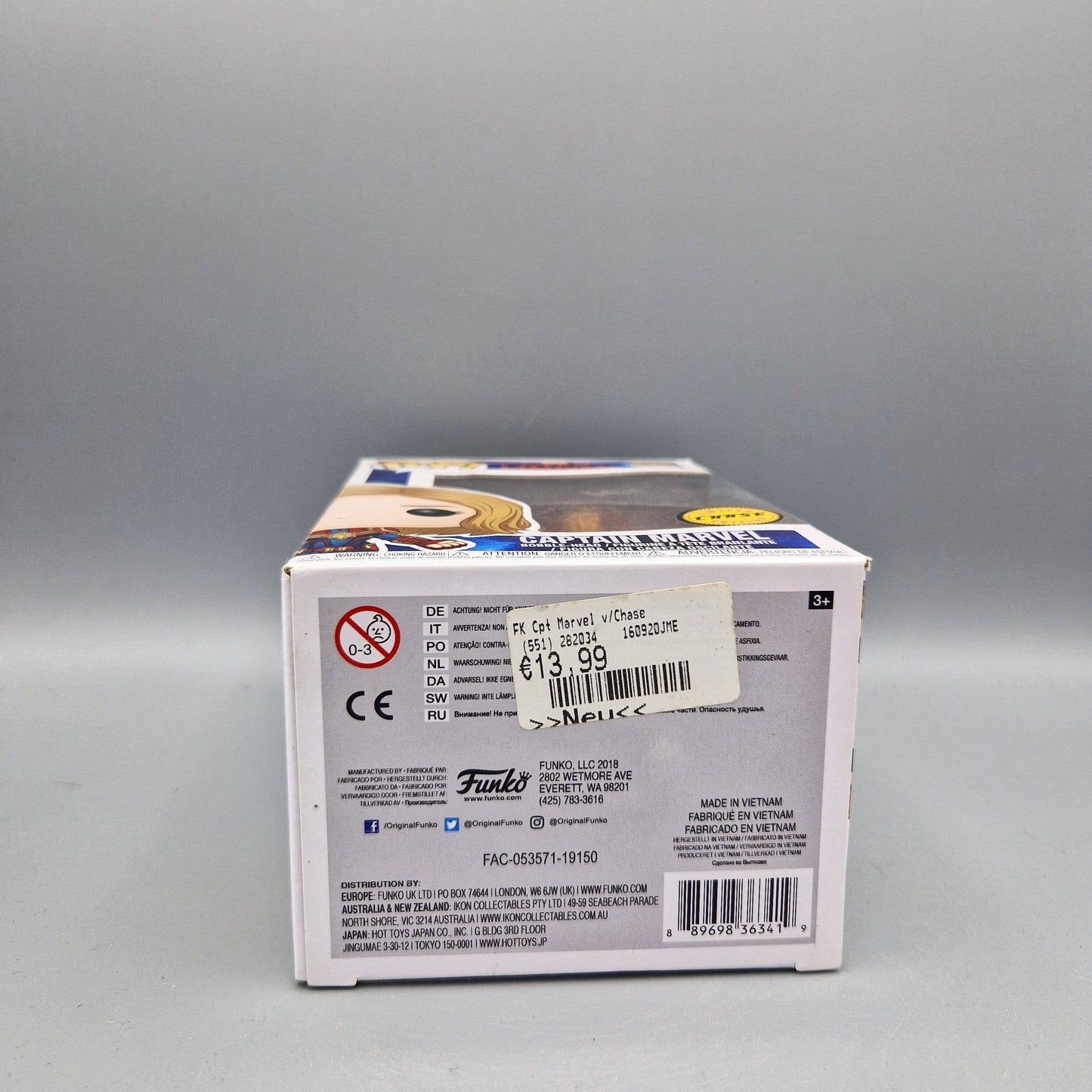 Funko Pop! Marvel	#425 Captain Marvel Chase	Vinylfigur