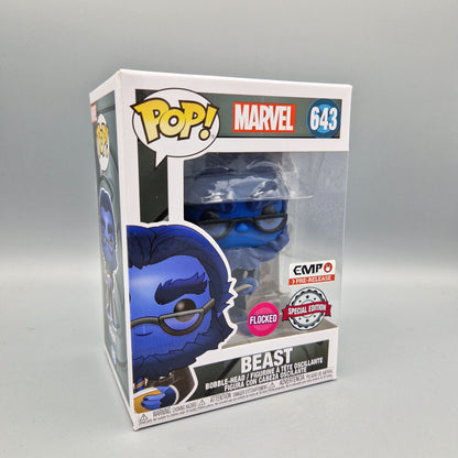 Funko Pop! Marvel	#643 Beast	Flocked	Vinylfigur