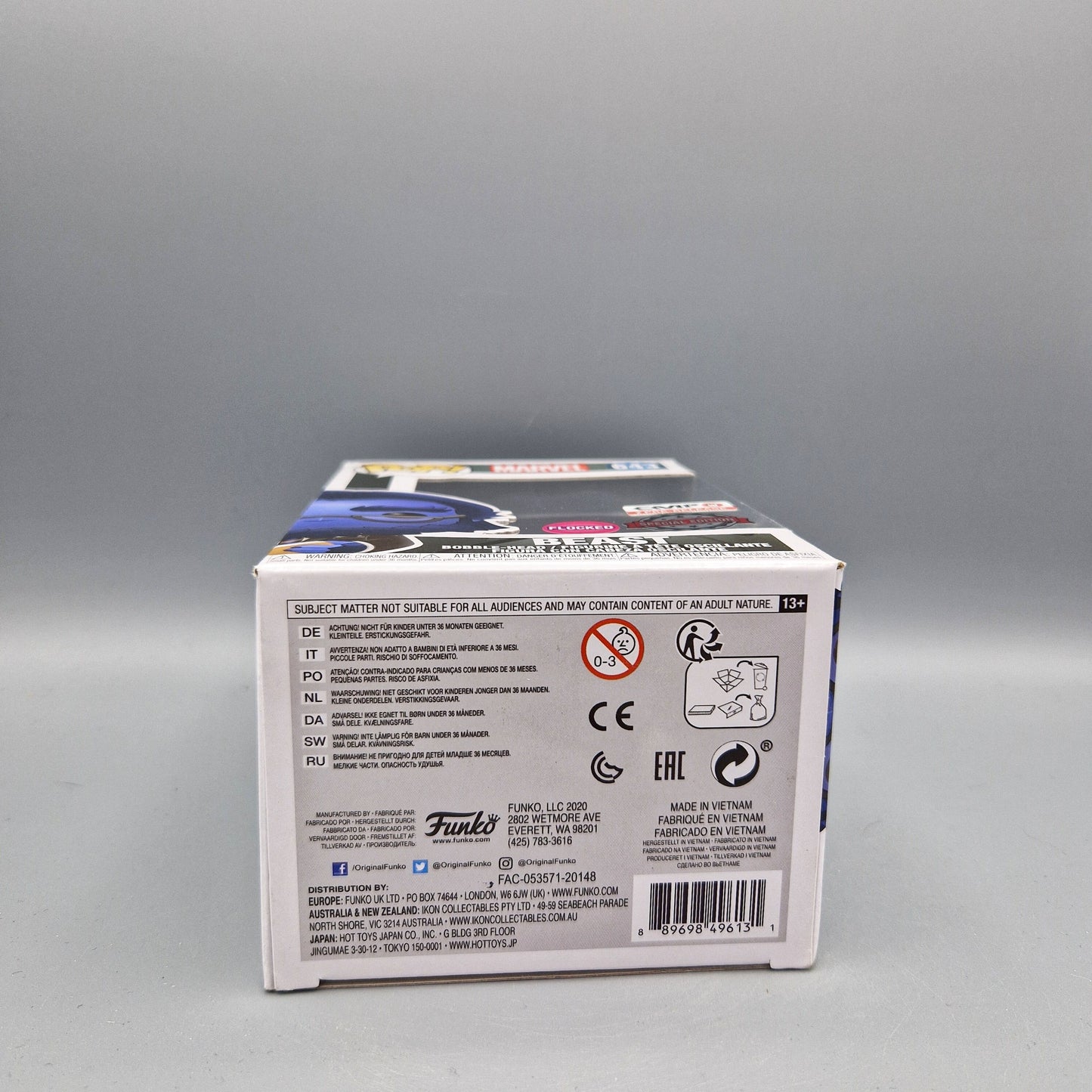 Funko Pop! Marvel	#643 Beast	Flocked	Vinylfigur