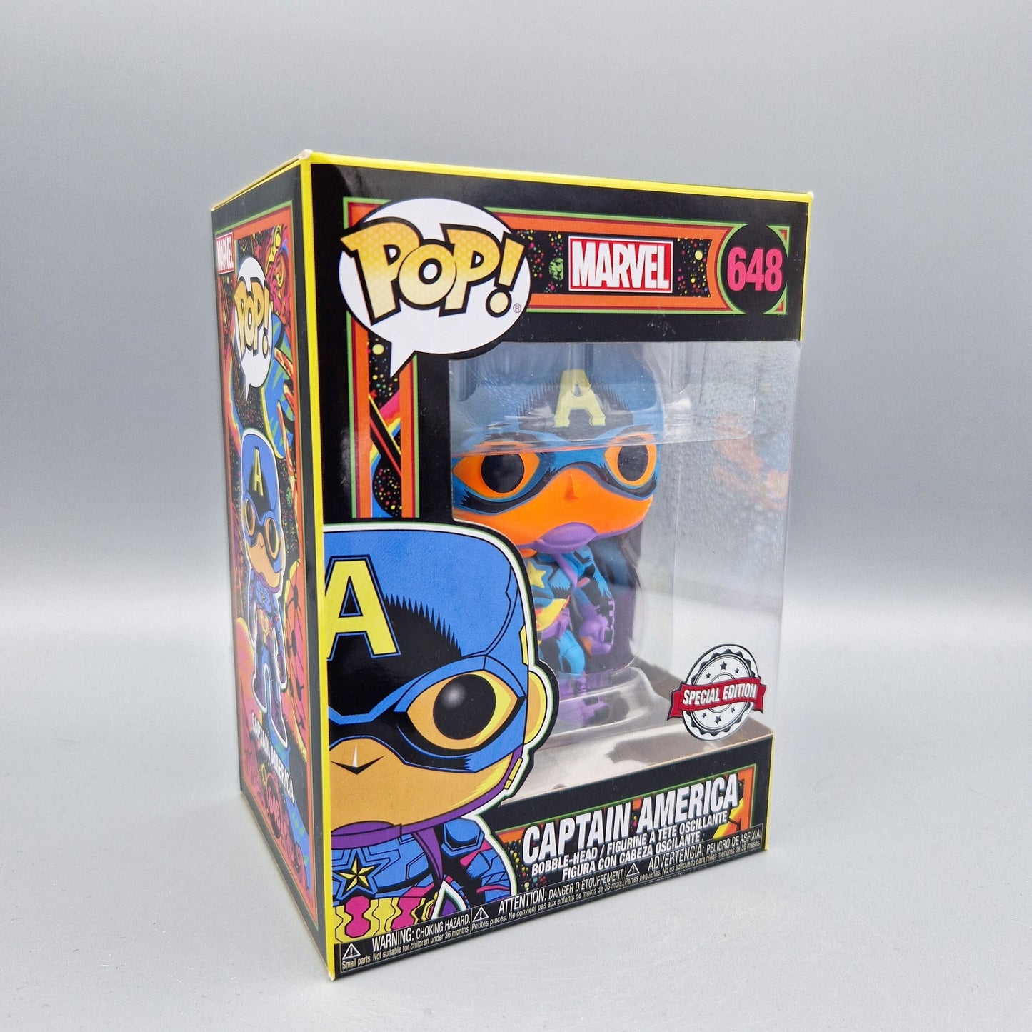 Funko Pop! Marvel	#648 Captain America	Special Edition	Vinylfigur