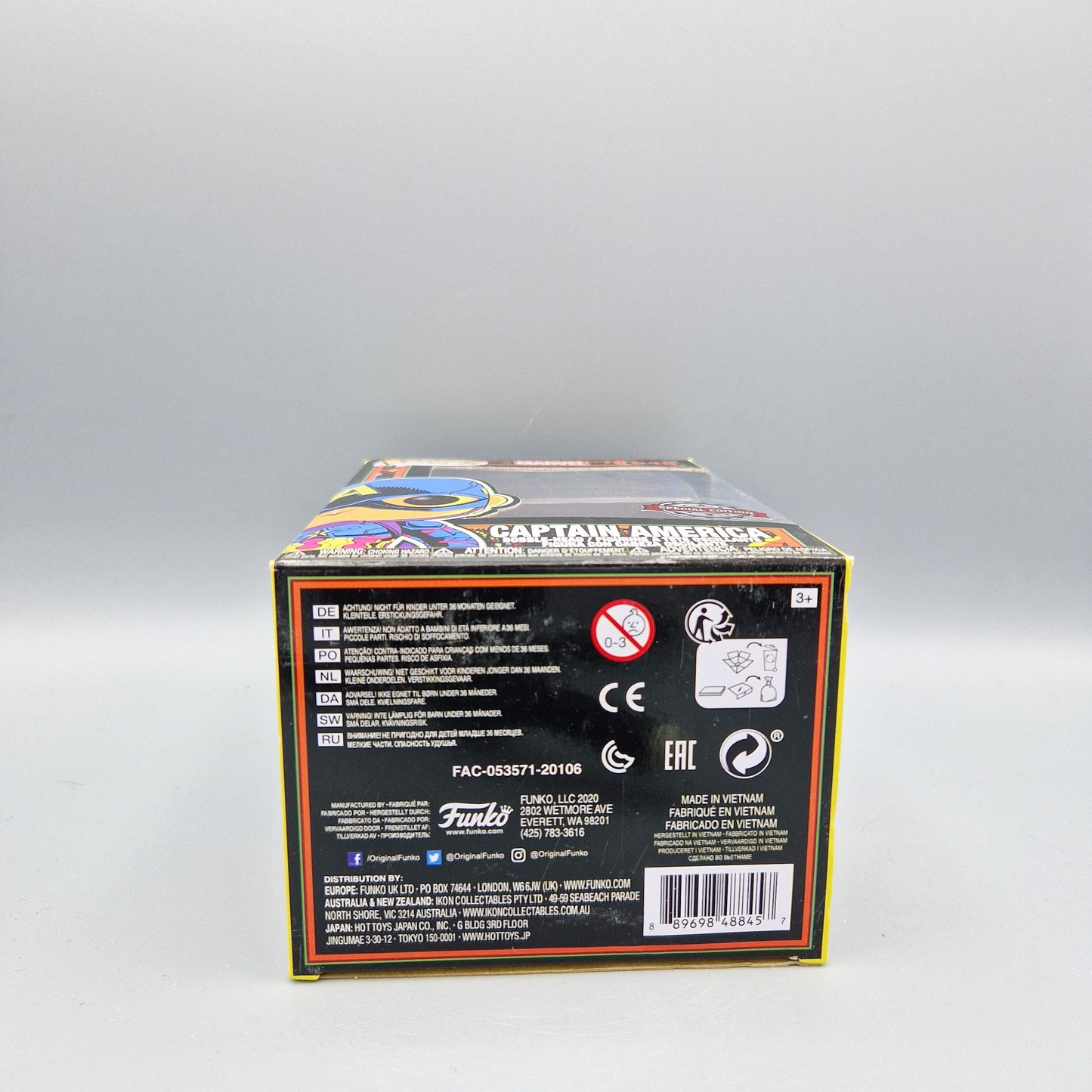 Funko Pop! Marvel	#648 Captain America	Special Edition	Vinylfigur