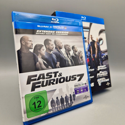 Fast and Furious 1-6 plus Teil 7		Blu-Ray Filme