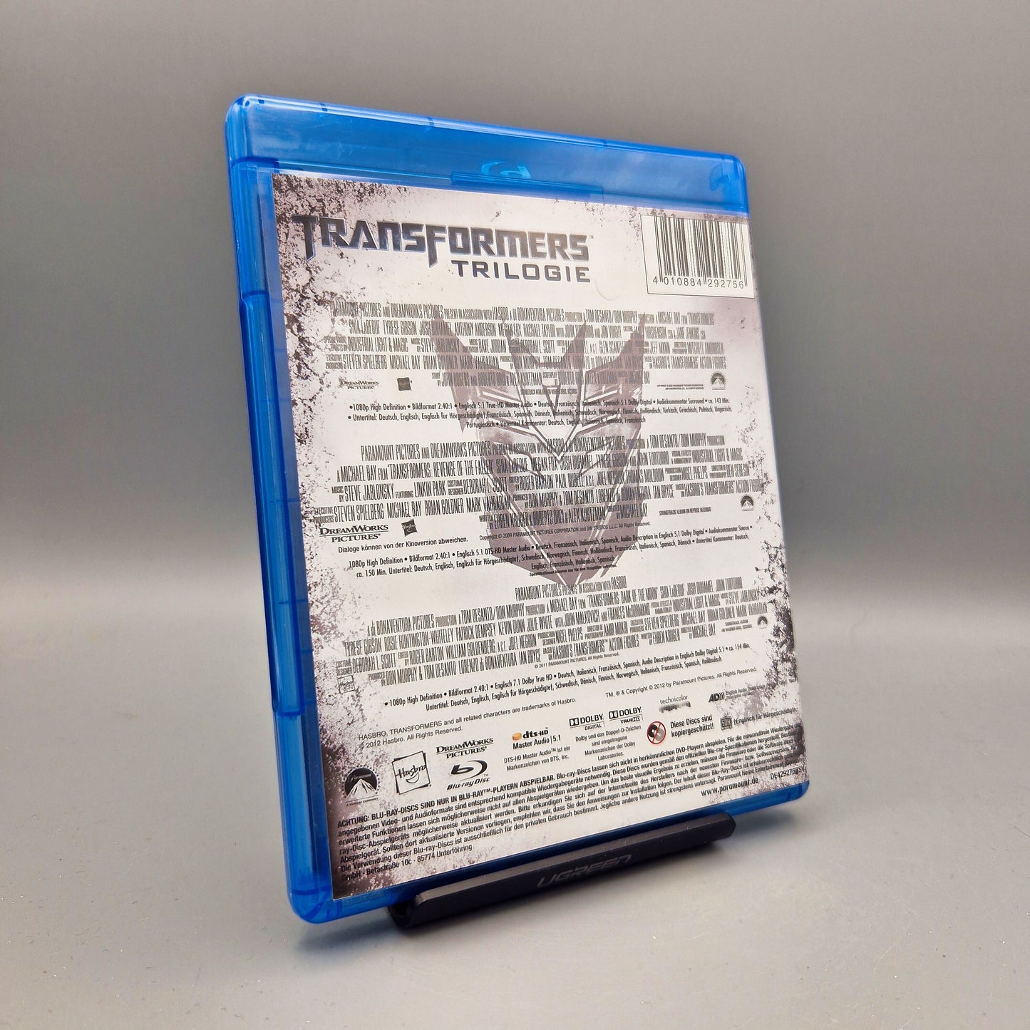 Transformers Trilogie		Blu-Ray Filme		Zustand:	Gut