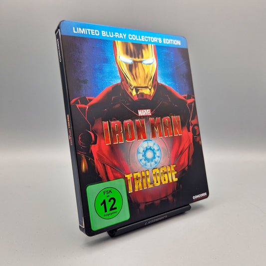 Iron Man: Trilogie	Steelbook	Blu-Ray Film	inkl. exklusivem Iron Man Comic