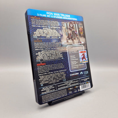Iron Man: Trilogie	Steelbook	Blu-Ray Film	inkl. exklusivem Iron Man Comic