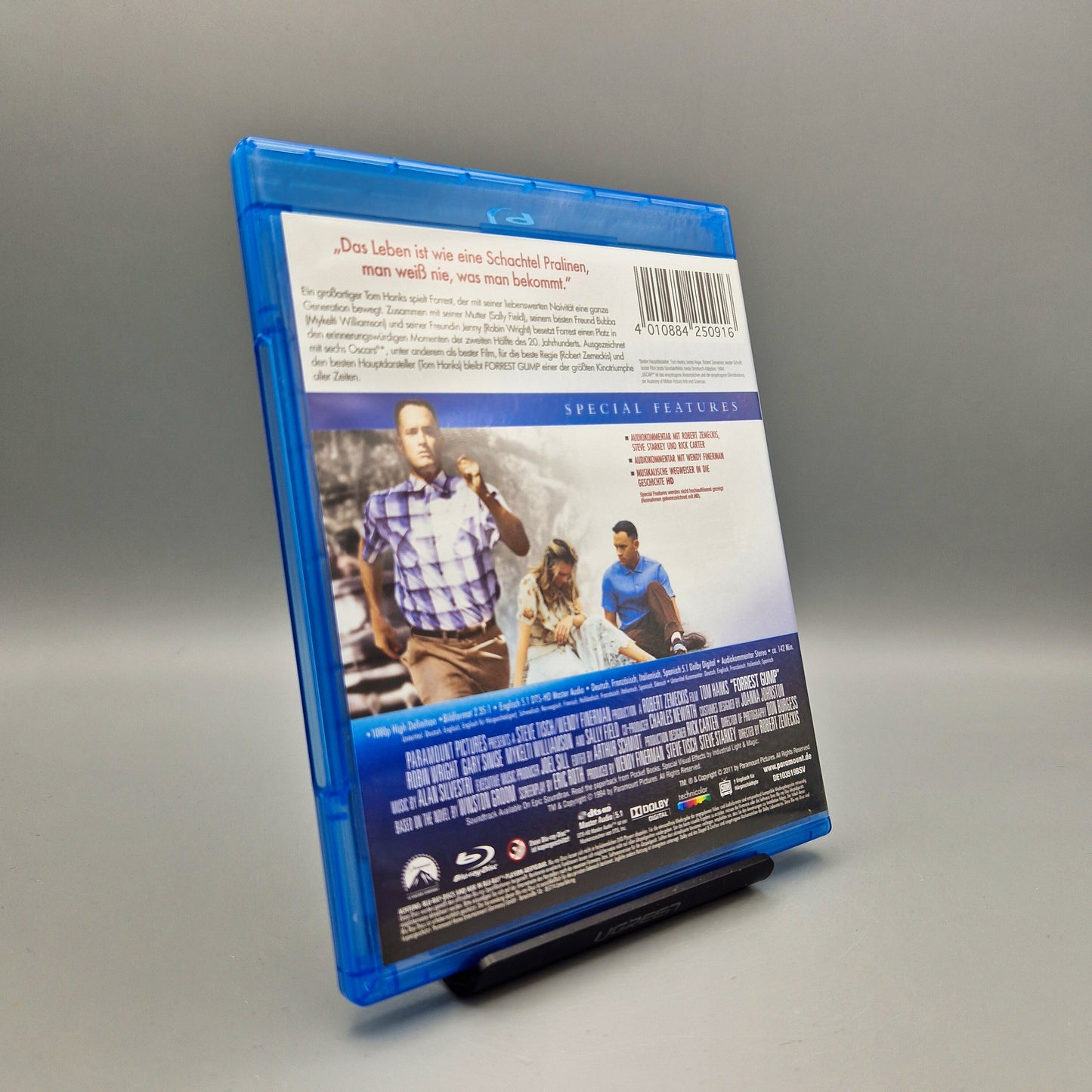 Forrest Gump		Blu-Ray Film	mit Tom Hanks	Zustand:	Sehr Gut