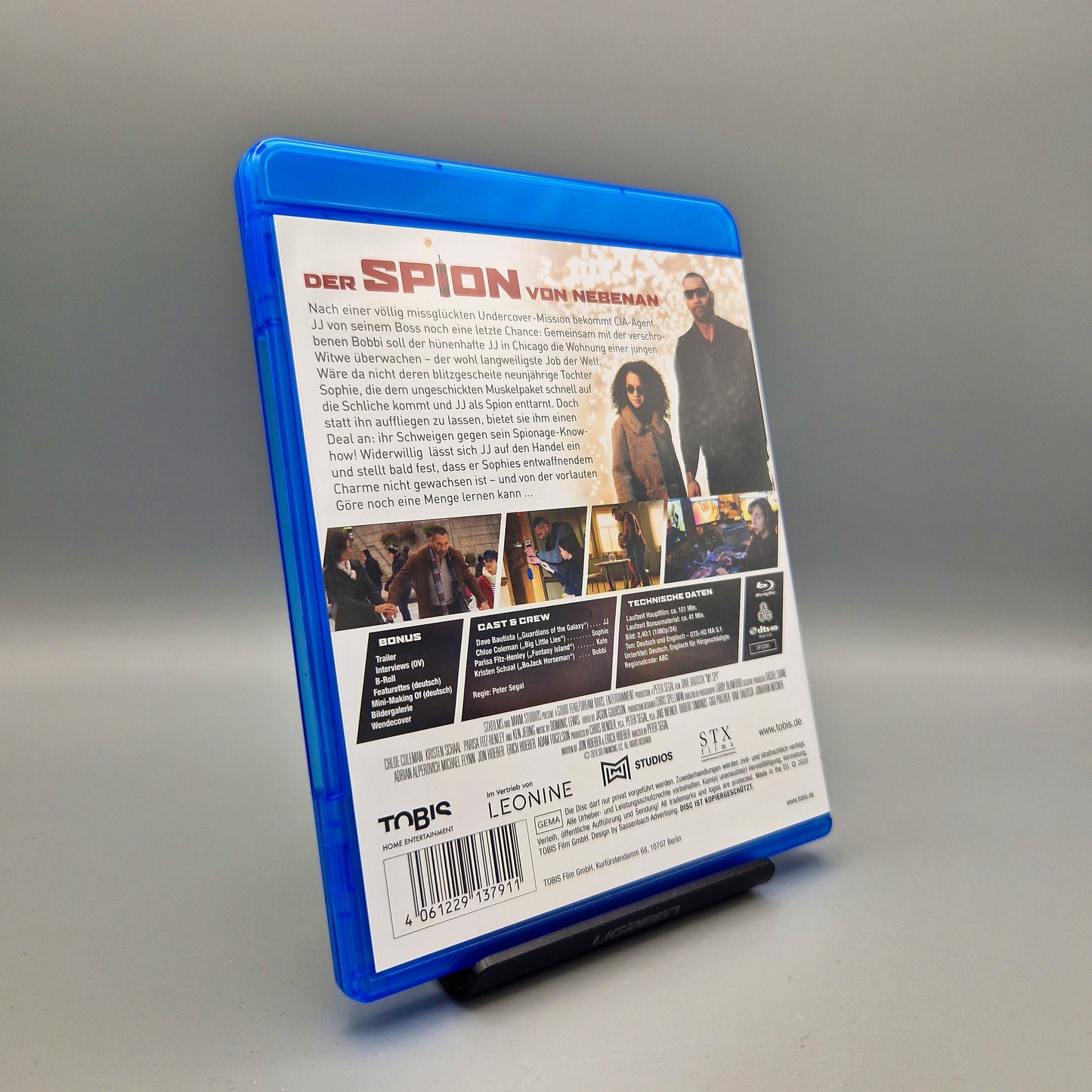 Der Spion von nebenan		Blu-Ray Film	mit Dave Bautista	Zustand:	Sehr Gut