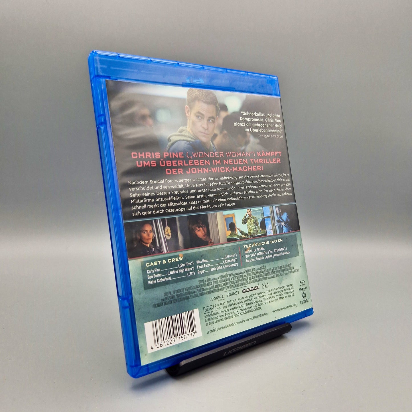The Contractor		Blu-Ray Film	mit Chris Pine	Zustand:	Sehr Gut