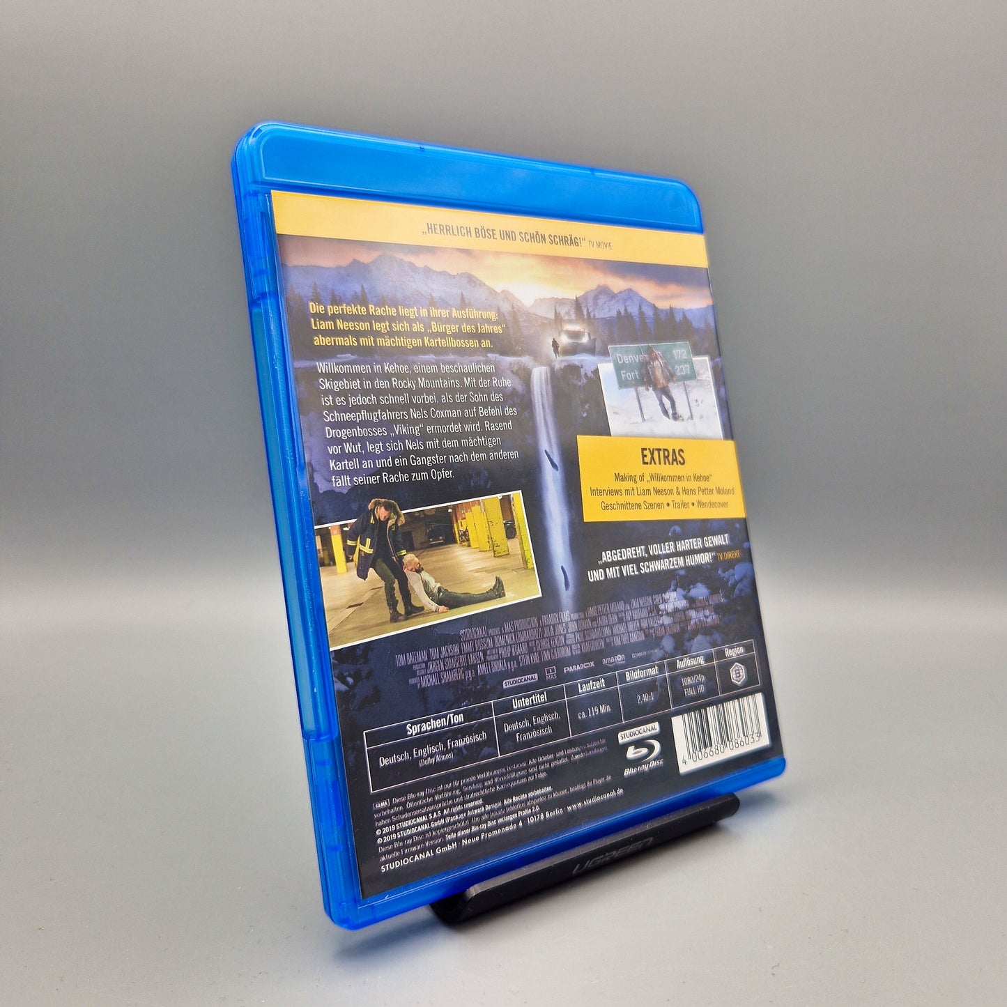 Hard Powder		Blu-Ray Film	mit Liam Neeson	Zustand:	Sehr Gut