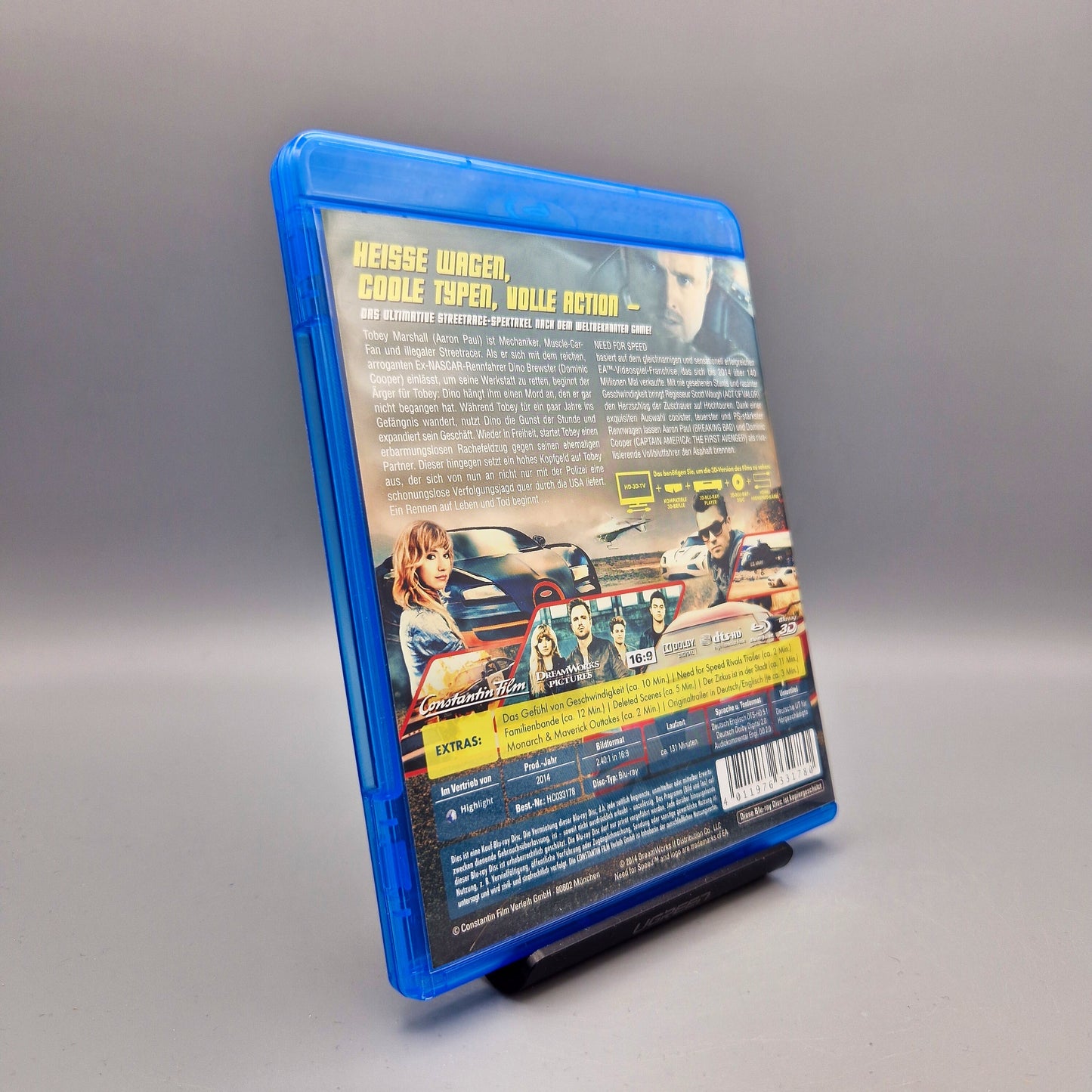 Need for Speed 3D		Blu-Ray Film	mit Aaron Paul