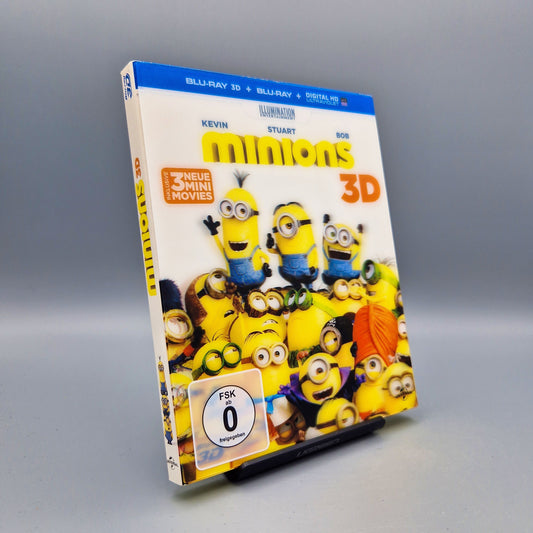 Minions	3D und 2D	Blu-Ray Film	im Pappschuber