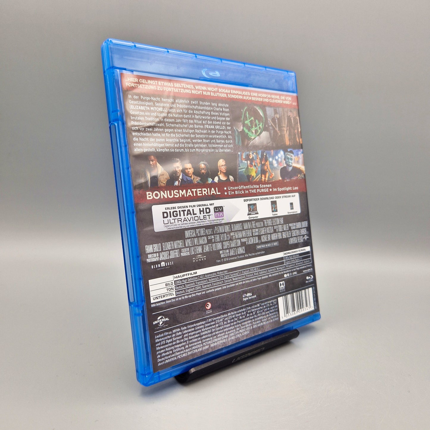 The Purge 3 - Election Year		Blu-Ray Film		Zustand:	Sehr Gut