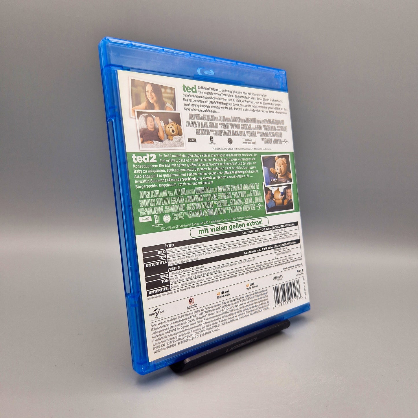Ted 1 & 2		Blu-Ray Film	mit Mark Wahlberg