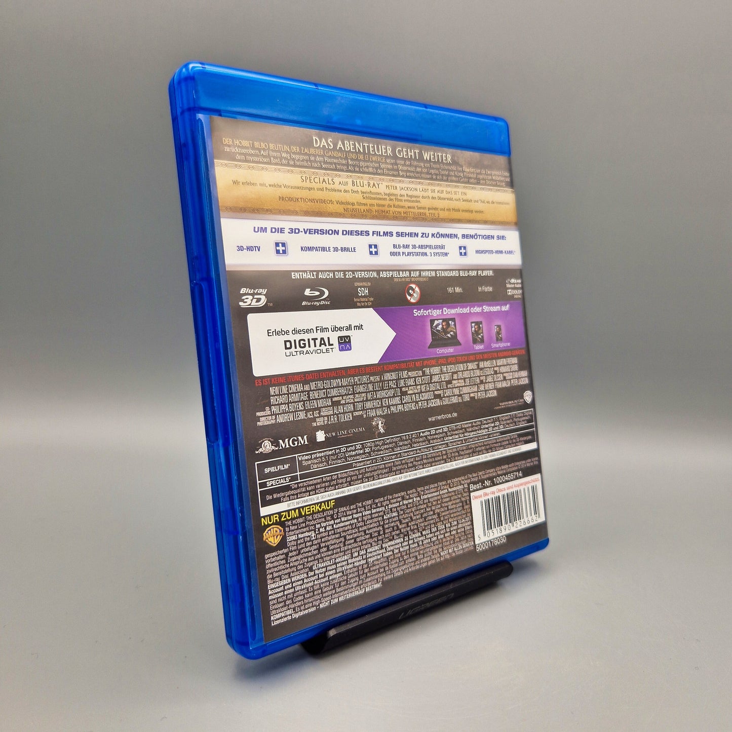 Der Hobbit: Smaugs Einöde	3D und 2D	Blu-Ray Film