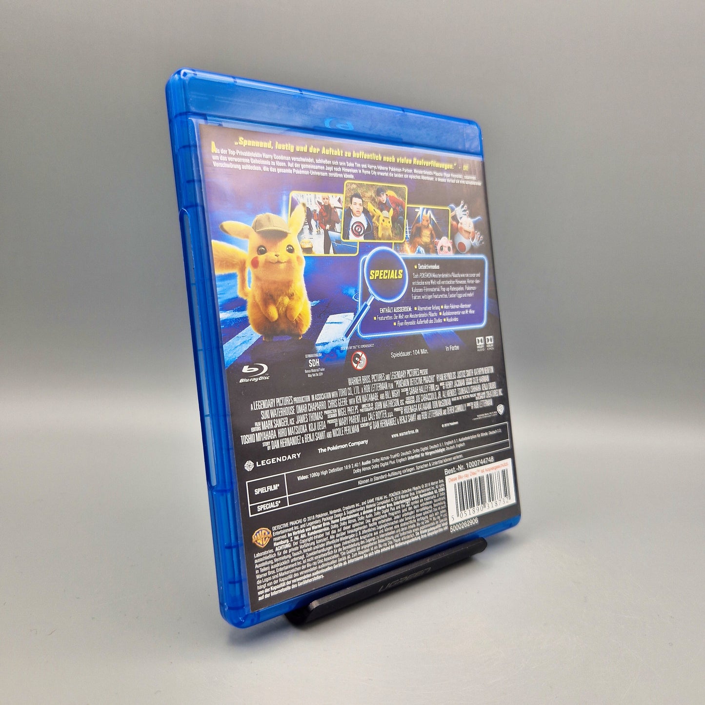 Pokémon - Meisterdetektiv Pikachu		Blu-Ray Film