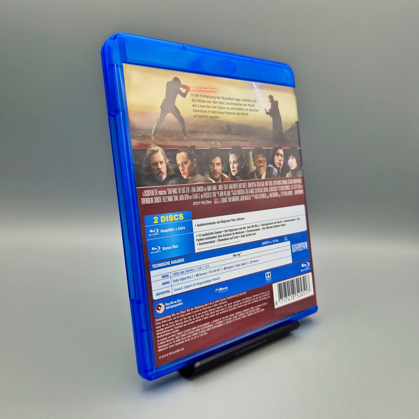 Star Wars: Die letzten Jedi		Blu-Ray Film