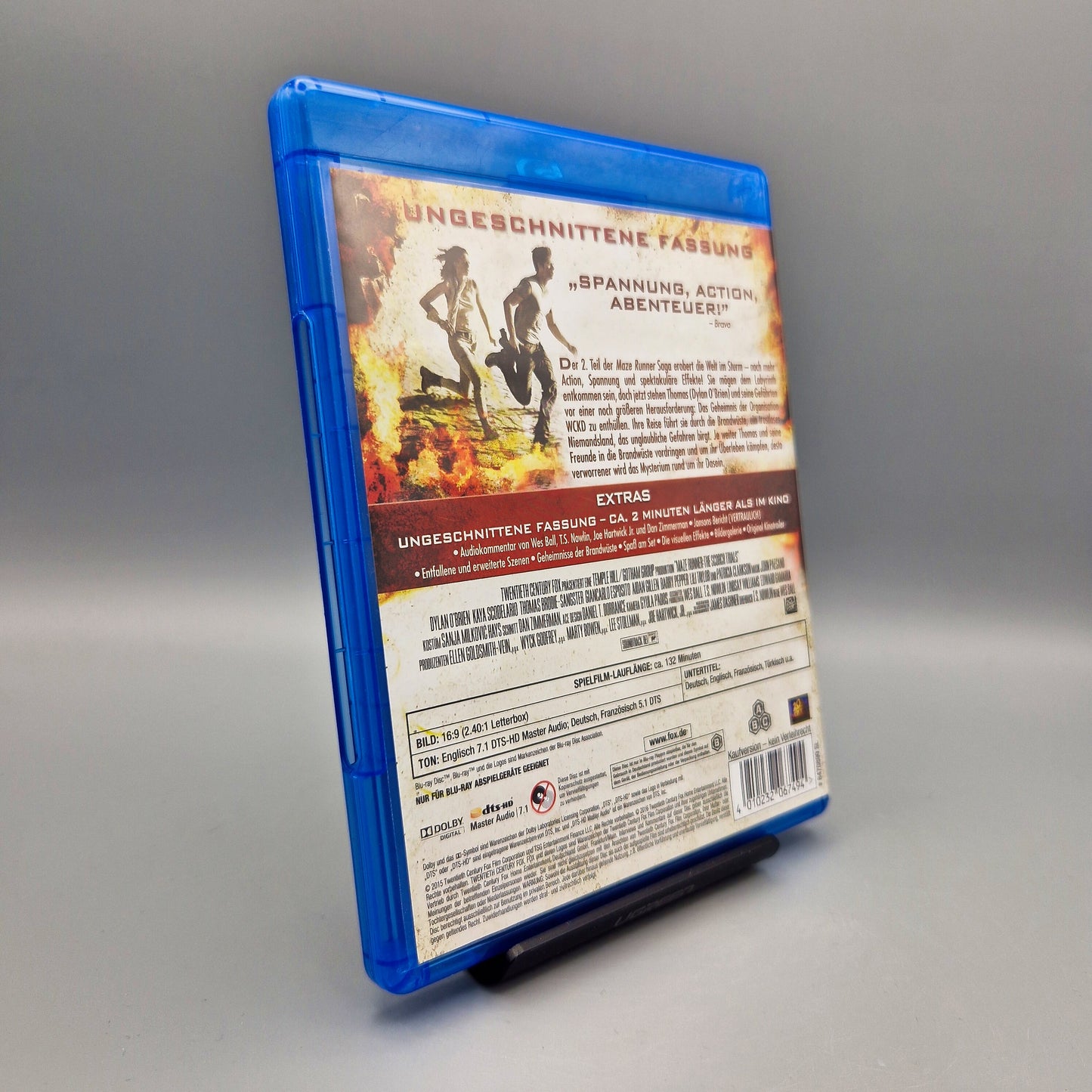 Maze Runner: Die Auserwählten in der Brandwüste		Blu-Ray Film